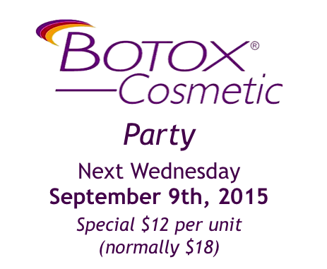 Botox Cosmetic Party - Now Accepting Patients for Concierge Medicine ...